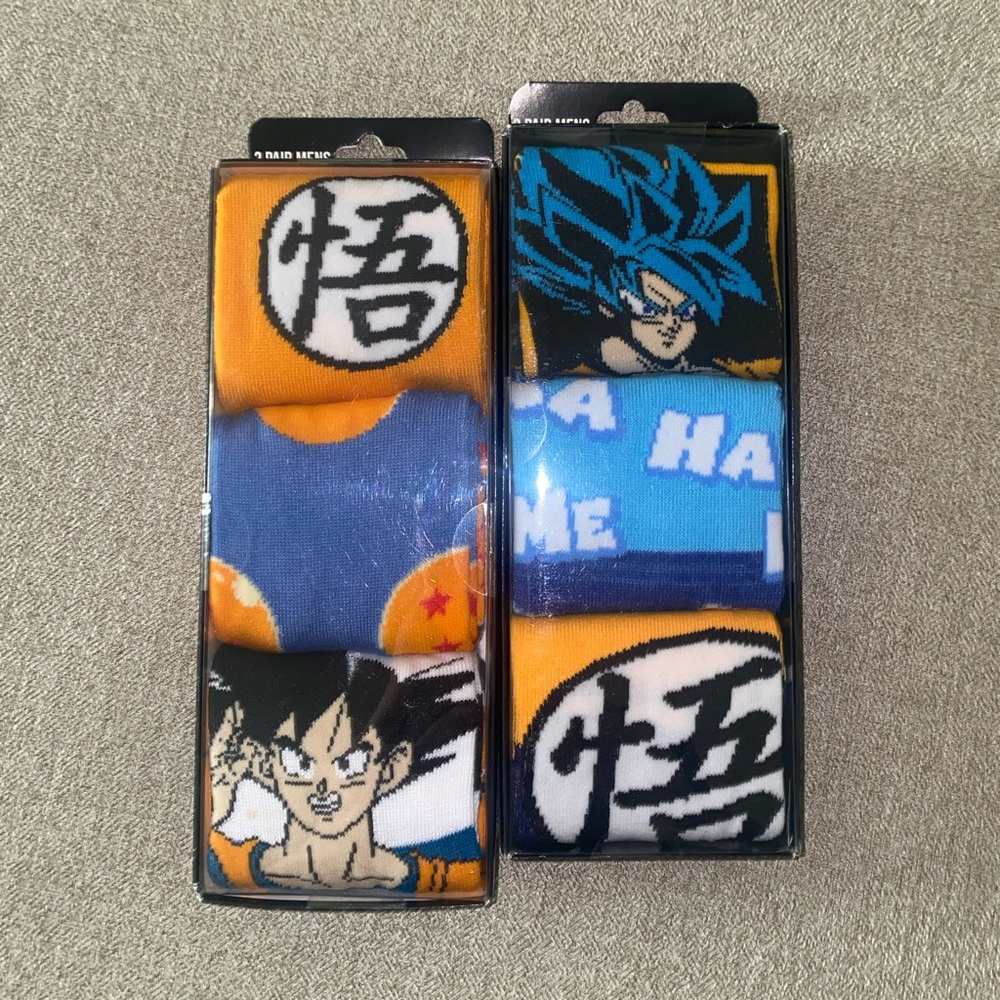 Dragon Ball Z Broly socks 3 packs